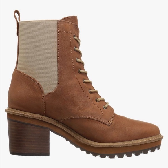 ANTHROPOLOGIE X KELSI DAGGER BROOKLYN PARKWAY ANKLE COMBAT BOOT SIZE 8 - Picture 3 of 8